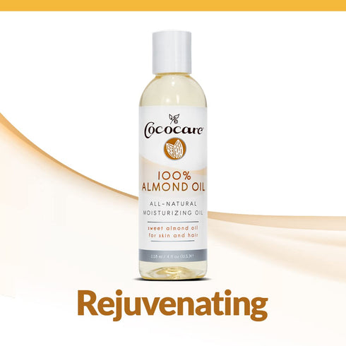 Cococare Natural Oil - Nourishing Sweet Almond - Perfect for Skin and Hair - 4 Ounce...