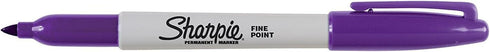 Sharpie Permanent Markers, Fine Point, Purple, Box of 12...
