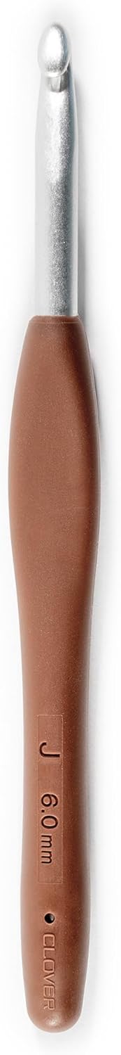 Clover 1049/J Amour Crochet Hook, Size J, 6.0mm...