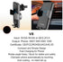 EDS V8 Wireless Car Charger, 15w Fast Charging, Auto Clamping Car Phone Mount, Cell Phone Holder Charger, for iPhone 15 14 13 12 11 Pro Max Xs, Et...