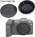 Body Cap & Rear Lens Cap Cover for Canon EOS R1 R3 R10 R8 R7 R6II R6 R5II R5 R RP Camera and More with RF Mount, Lens Accessories for Canon r1 r3 ...