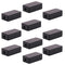 Auniwaig 10Pcs Electronic Project Junction Box Enclosure Plastic Arduino Case ABS Dustproof Waterproof Project Boxes for Indoor Outdoor Use, Black...