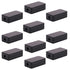 Auniwaig 10Pcs Electronic Project Junction Box Enclosure Plastic Arduino Case ABS Dustproof Waterproof Project Boxes for Indoor Outdoor Use, Black...
