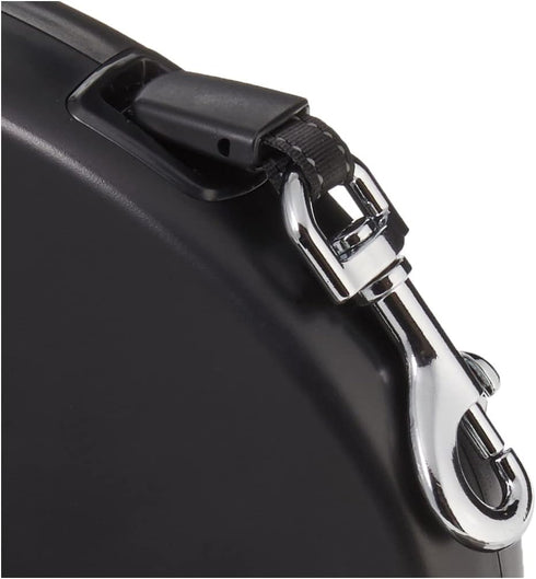 Amazon Basics Retractable Dog Leash, Large - 24ft, Black...