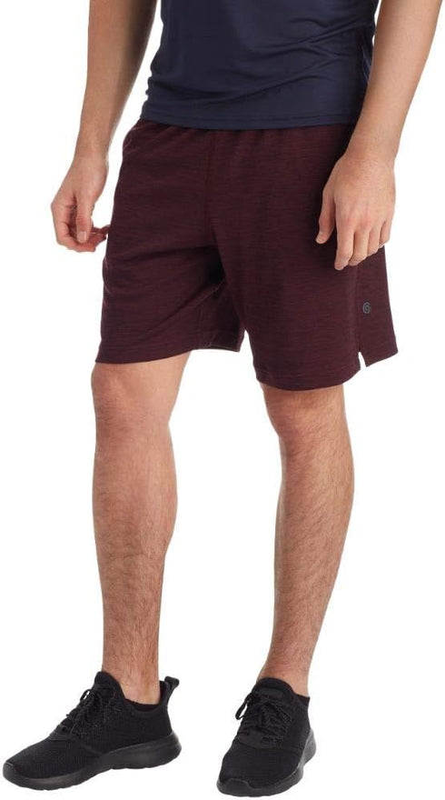 C9 Champion Men's Gym Short-9" Inseam, Rich Maroon Heather, M...