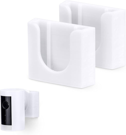 Adhesive Wall Mount for Ring Indoor Cam (2 Pack), Easy to Install Holder Hanger, No Tools Needed, No Mess, No Drilling, Strong VHB Mount, White by...