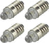 Ruiandsion 4pcs E10 LED Bulbs 3V 6000K White LED Bulbs for Torchlight Flashlight Torch Light,Negative Earth...