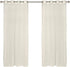 Escape Easy to install Sheer Outdoor Curtain, 54" X 108", Ivory...