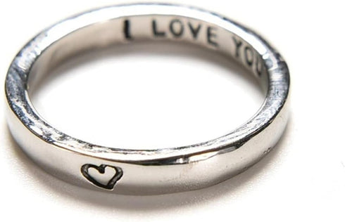 I Love You Couples Matching Rings Endless Love Wedding Engagement Promise Ring Bridal Jewellery...