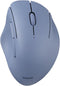 ELECOM SHELLPHA Bluetooth Mouse Ergonomic, Silent Click, 18-Month Battery Life, 2000DPI, Customizable 5 Buttons, Optical Sensor, Compatible with P...