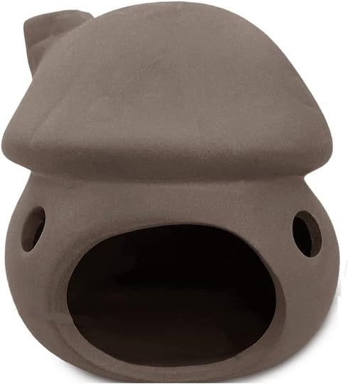Saim Aquarium Mushroom House Decorations, Ceramic Fish Tank Cave Hideaway Small Fish Shrimp Breeding Cave Fish Tank Landscape Decor for Territoria...