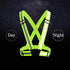 Reflective Safety Vest 2pcs - High Visibility Vest Adjustable Straps for Outdoor Jogging, Cycling, Walking and Riding...