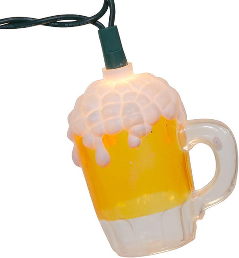 Kurt Adler UL0565 Beer Mug Light Set, 10 Light...
