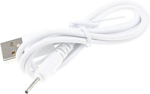 DC 2.0mm Jack Charger Port 100CM USB Charge Replacement Power Cable Compatible with Beats Solo HD505 Headphones NOT for Dr. Dre Powerbeats3 (White...