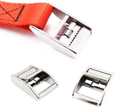 1 inch Buckle for Straps Metal Stainless Steel Quick Release Adjustable Lock Slider Buckles Replacement Fasteners- 2 Pack...