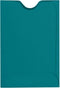 LUXPaper Credit Card Sleeves | 2 3/8" x 3 1/2" | Teal | 80lb. Text | 50 Qty...