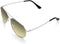 Sunglasses for Women and Men,Classic Aviator Sun Glasses for Men Women Driving Shades UV Protection 2024 New (Silver Frame Green Lens)...
