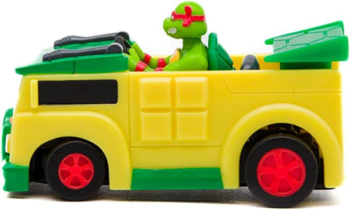 Teenage Mutant Ninja Turtles 3" Micro Shell Racers, Raphael, Ages 5+ - 2.4 Ghz Rc Vehicle with Turtle Half Shell Controller - Collect All 4!...