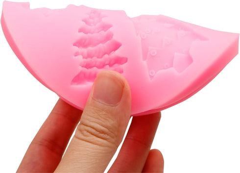 Christmas Tree Fondant Cake Silicone Mold 1 Pcs for Cake Decoration Candy Sugar Cupcake Topper Cake Polymer Clay Crafts Epoxy Resin...
