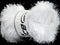 Large 100 Gram Skein White Eyelash Glitz Ice Sparkly Eyelash Yarn......