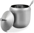 300ml Stainless Steel Sugar Bowl with Lid and Spoon 10 OZ Coffee Seasoning Jar Condiment Pot Spice Container Canister Cruet with Lid and Spoon...
