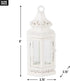 Accent Plus Christmas Decorations Indoor Lantern Decorative Outdoor Christmas Decorations Candle Lantern Victorian Candle Holders Metal Hanging La...