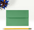 LUXPaper 4Bar A1 Invitation Envelopes | Peel & Press | 3 5/8" x 5 1/8" | Holiday Green | 80lb. Text | 50 Qty...