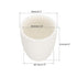 PATIKIL Alumina Crucible for Melting Metal, 70ml Crucible Bowl Dish Cup White for Laboratory Casting Gold Silver Copper Brass Alloy,1 Pcs...