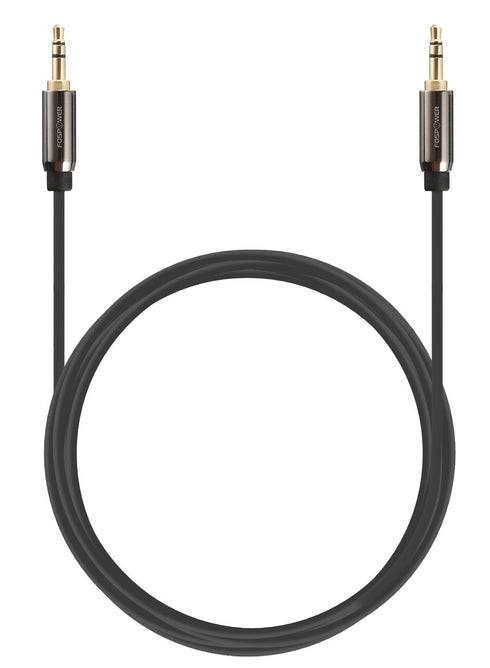 FosPower Audio Cable (25 FT), Stereo Audio 3.5mm Auxiliary Short Cord Male to Male Aux Cable for Car, Apple iPhone, iPod, iPad, Samsung Galaxy, HT...