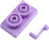 Purple Hand Operated Quilling Crimper, Paper Slip Shape Making Tool DIY Making Tool, Quilling Tool with Little Storage Case...