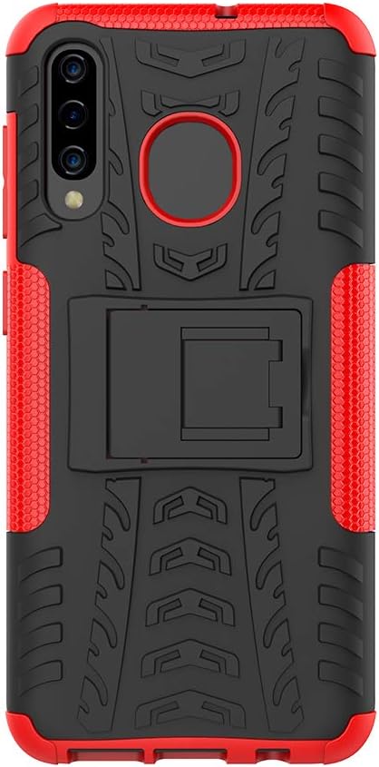 for Samsung Galaxy A20 Case, Samsung Galaxy A50 Case, Shockproof Slim Protective with Kickstand Hard Phone Cover for Samsung Galaxy A50/A30/A20 (R...