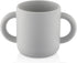 Silicone Training Cup for Infants - Toddler Learning Cup with Two Handles - 5 OZ, Great for Toddlers, Infants, Babies (Gray)...