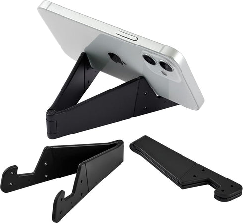 3 Pack Portable Cell Phone Stand for Desk, ?2022 Upgraded? Universal Pocket-Sized Foldable Small Mobile Phone Holder, V Smartphone Kickstand Mount...