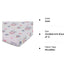 EVERYDAY KIDS Baby Girl Fitted Crib Sheet Sweet Owls, 100% Soft Breathable Microfiber Baby Sheet, Fits Standard Size Crib Mattress 28in x 52in, Nu...