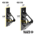 Klein Tools 450-510 2-Inch J-Hooks, Cable Management System with Lockable Latch for Extension Cords, Conduit, Fiber, Ethernet Cables, 6-Piece...