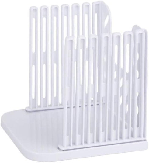 Adjustable Toast Slicer/ Cutting Guide for Homemade Bread, Plastic Bread Slicer Loaf for Slicing Bread Foldable Kitchen Baking Tools (White)...