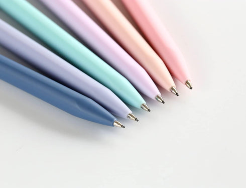 Solid Colors Mechanical Pencils 0.5mm Lead Triangle Automatic Pencil for Writing Office School Supplies Gift Pack of 6 pcs...