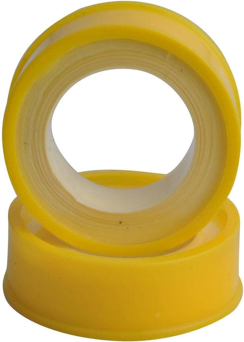 5Pcs Gas Line Thread Sealant Tape Yellow PTFE Tape for Pipe15m Length...