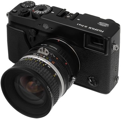 Fotodiox Lens Mount Adapter Compatible with Nikon Nikkor F Mount D/SLR Lens on Fuji X-Mount Cameras...