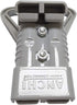 Kit 175 Amp 2Pcs Connectors Plugs 175A Quick Connect Disconnect 600 V+ 2 Pcs 175 amp Handle Battery Power Connector+2 Pcs Cover Dust (Grey, 1/0 AW...