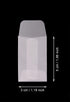 60pcs White Translucent Paper Envelope Bag Mini Butter Paper Pouches Clear Glassine Gift Small Bag for Jewelry Ring Tag Photo Necklace Stud Earrin...