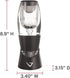 Vinturi Red Wine Aerator Includes Base Enhanced Flavors with Smoother Finish, Black...
