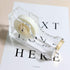 Multibey Clear Acrylic Gold 1 Inch Core Desktop Adhesive Tape Dispenser Cutter with Tape Office School Gift Idea (Gold)...