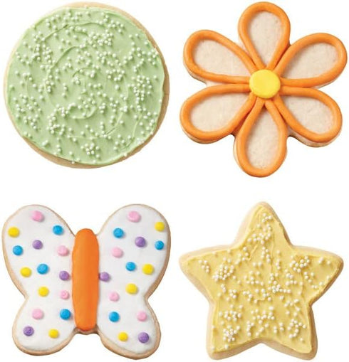Wilton 4-Piece Comfort Grip Cookie Cutter Set, Assorted...