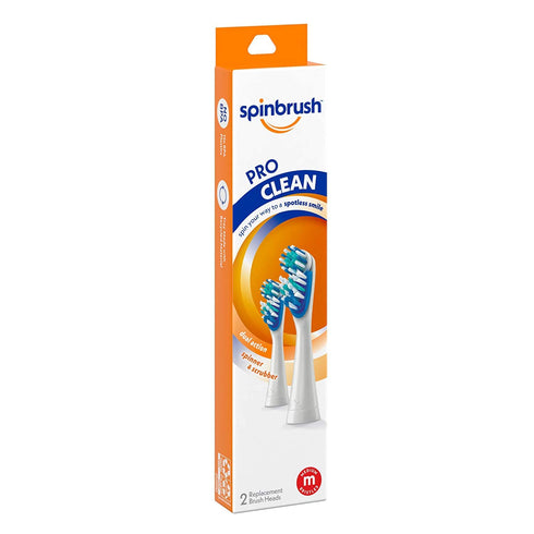 ARM & Hammer Spinbrush Pro-Clean Replacement Brush Heads, Medium 2 ea (Pack of 3)...