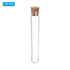 PATIKIL 6ml Plastic Test Tubes with Cork Stoppers, 40Pcs 78x13mm Tubes for Scientific Party Decoration Candy Bead Storage Bath Salt Lab Use, Clear...