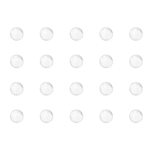 uxcell 2.5mm Solid Round Clear Glass Ball Boiling Stones Soda Lime Glass Beads 500pcs...