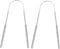 2Pcs Stainless Steel Tongue Scrapers,U Shaped Tung Scraper Tounge Scrapper Bad Breath Removal Oral Health Protection Tongue Cleaner...