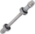 Bicycle Rear Hub Axle, Bike Axle Front 5.51inch Rear 7.09inch 6000 Bearing Metal High Load Bearing Capacity, Bike Repair Tool Accessories for Moun...