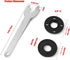 Grinder Flange Angle Wrench Metal Lock Nut Fit for DW Milwaukee Makita 193465-4 Compatible with Bosch Black & Decker Ryobi 4.5" 5" 5/8-11 (1 wrenc...